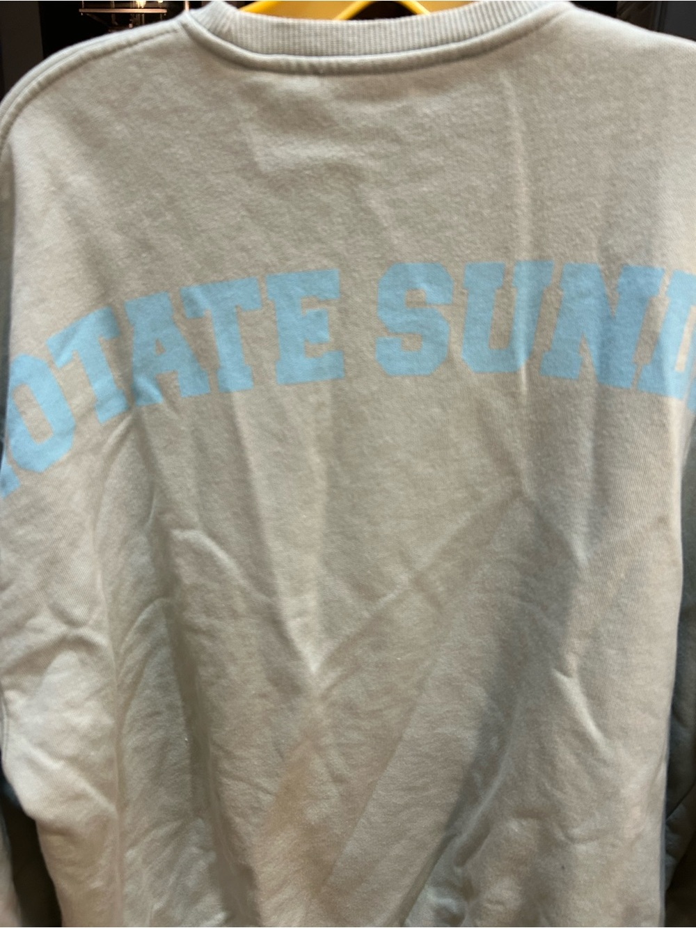 Rotate birger Christensen crew neck sweatshirt size XS slight wear stain - Picture 8 of 9